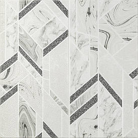 Панель стінова 3D 700х700х4мм абстракція сіра (D) SW-00001990