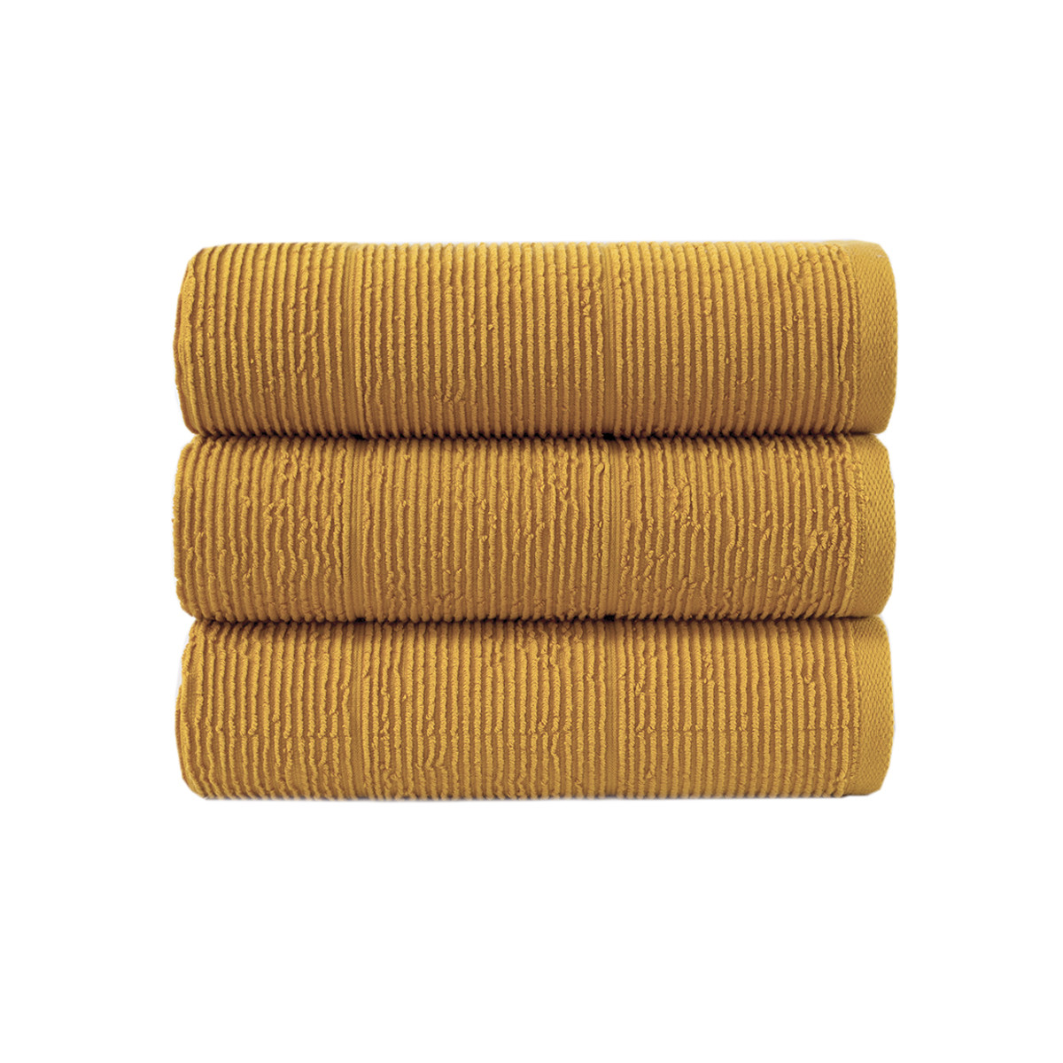 Рушник Lotus Home - Sophia mustard гірчичний 50*90