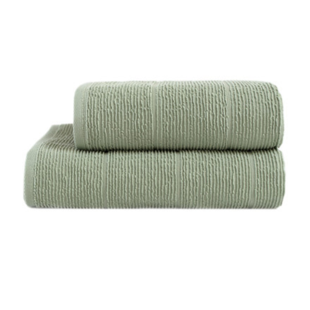 Набір рушників Premium - Sophia sage green зелений 50*90+90*150 см.