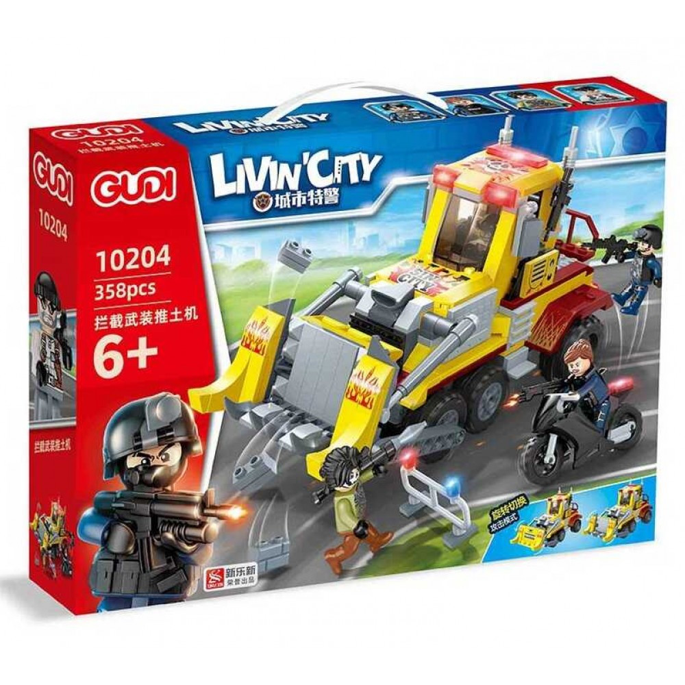 Пластиковий конструктор "Втеча злочинців" 10204, 358 деталей, фото 1