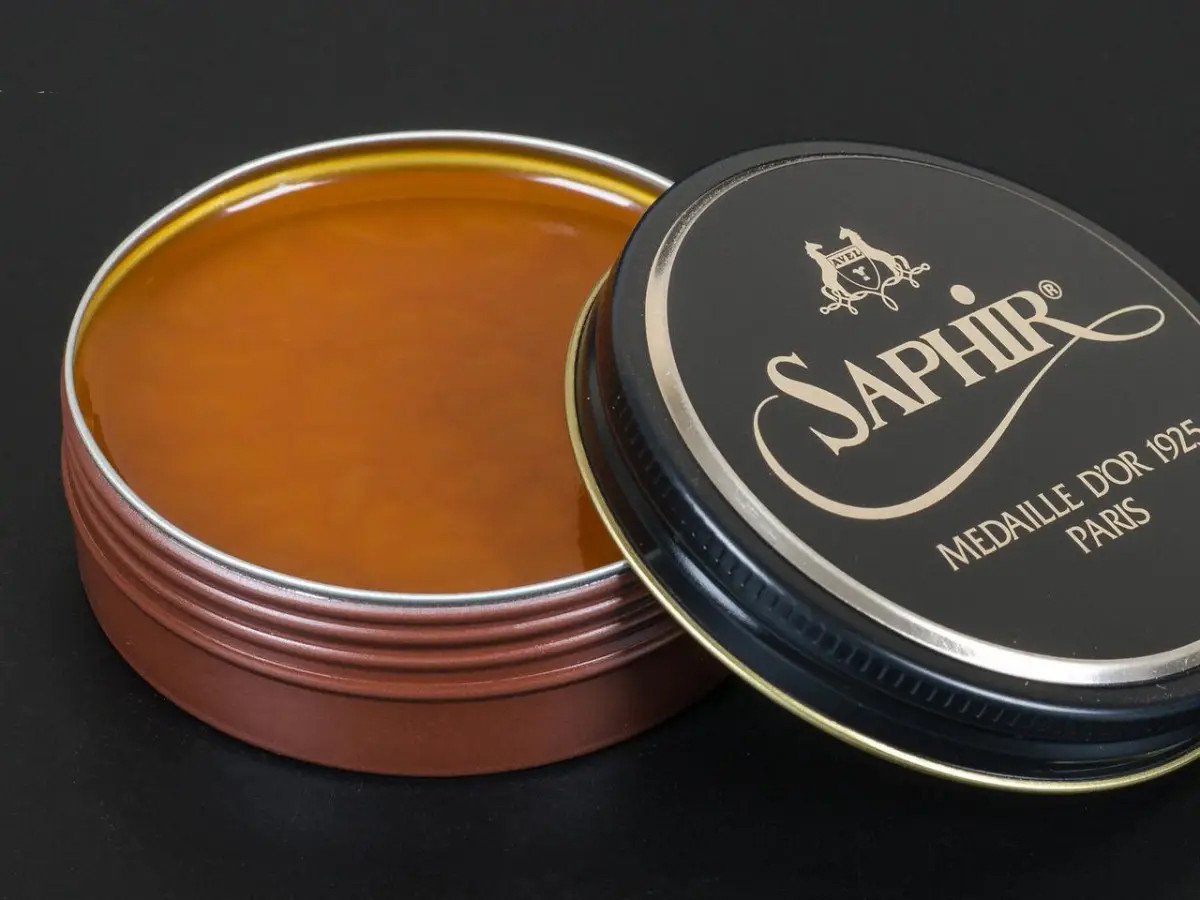 Saphir Medaille D'Or Pate de Luxe Shoe Polish кол. світло коричневий №03, фото 1