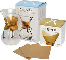 Набір Кемекс Chemex Six Сup + фільтри