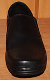 Чоловічі туфлі зі шкіри чорні від виробника модель АМТ100., фото 3