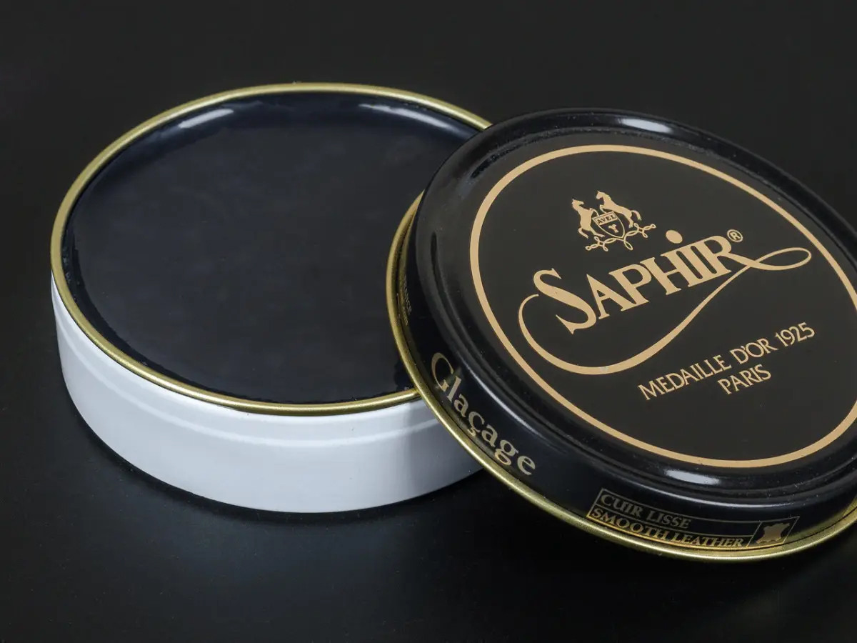 Saphir Medaille D'Or Pate de Luxe Shoe Polish кол. сірий №14, фото 1