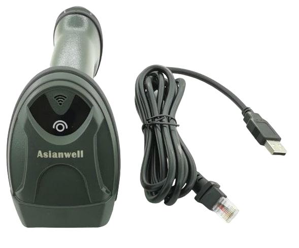 Сканер дротовий Asianwell AW-X2120 (AW-6208) USB image 2D, чорний, фото 1