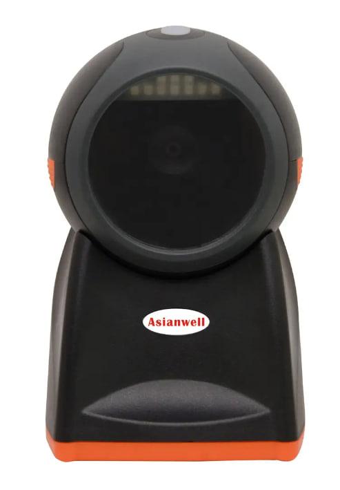 Стаціонарний сканер Asianwell 8602 USB image 2D, чорний