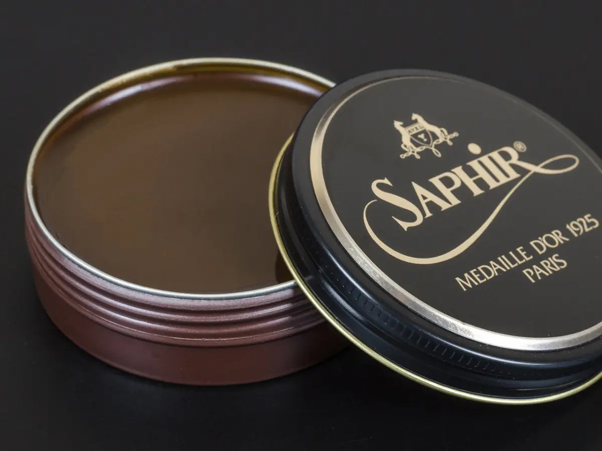 Saphir Medaille D'Or Pate de Luxe Shoe Polish кол. середній коричневий №37, фото 1