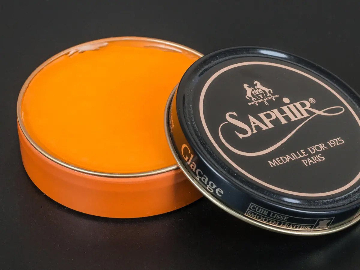 Saphir Medaille D'Or Pate de Luxe Shoe Polish кол. помаранчево-жовтий №79, фото 1