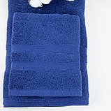 Рушник Tender Touch 70х140 см 500 г/м2 Navy, фото 5