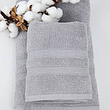 Рушник Tender Touch 70х140 см 500 г/м2 Silver, фото 2