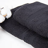 Рушник "Tender Touch" 70*140 см (500 г/м2) Black, фото 3