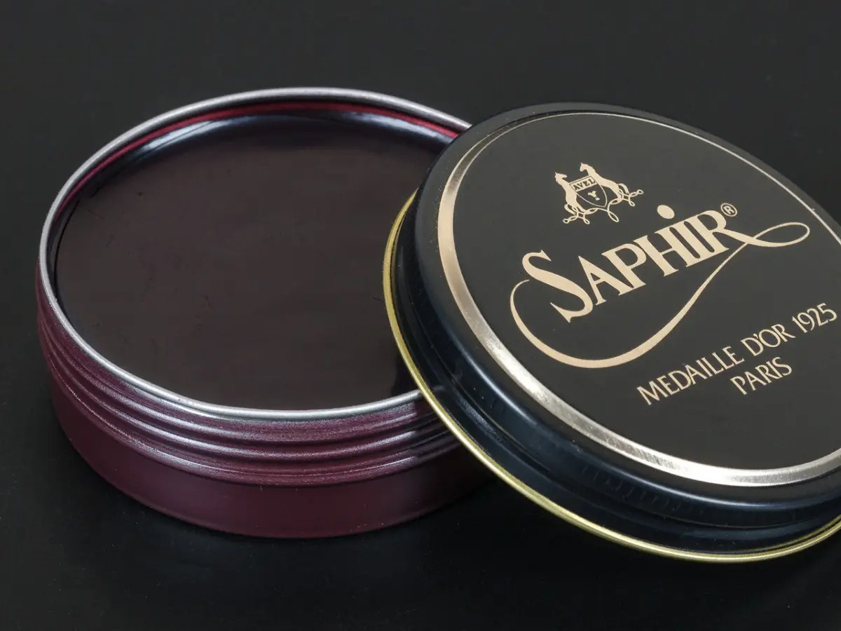 Saphir Medaille D'Or Pate de Luxe Shoe Polish кол. бордовий №08, фото 1