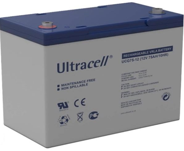Акумуляторна батарея гелева преміум Ultracell UCG85-12 12В 85Ач