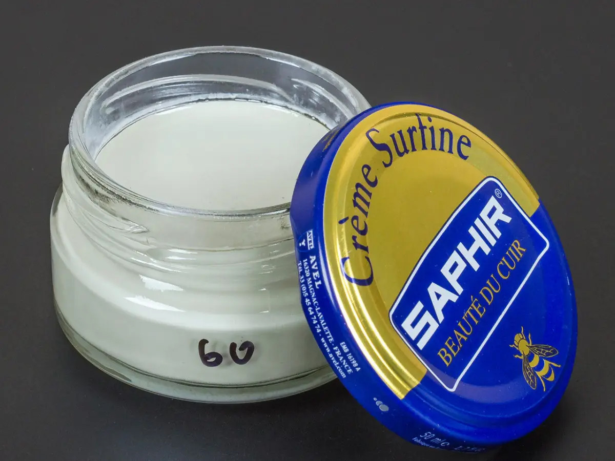 Зволожуючий крем для Взуття Saphir Creme Surfine мармуровий, фото 1