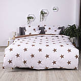 Комплект постільної білизни ТЕП Soft dreams Morning Star Cappuccino 70x70 євро, фото 2