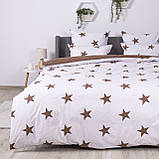 Комплект постільної білизни ТЕП Soft dreams Morning Star Cappuccino 70x70 євро, фото 6
