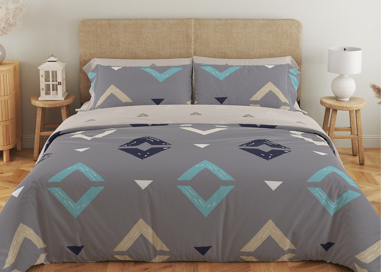 Комплект постільної білизни ТЕП Soft dreams Rhombus 70x70 полуторний