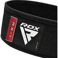 Пояс для важкої атлетики RDX RX1 Weight Lifting Belt Black XL, фото 2