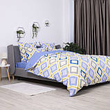 Комплект постільної білизни ТЕП Блакитна дюна 70x70 двоспальний, фото 4