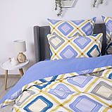 Комплект постільної білизни ТЕП Блакитна дюна 70x70 двоспальний, фото 5