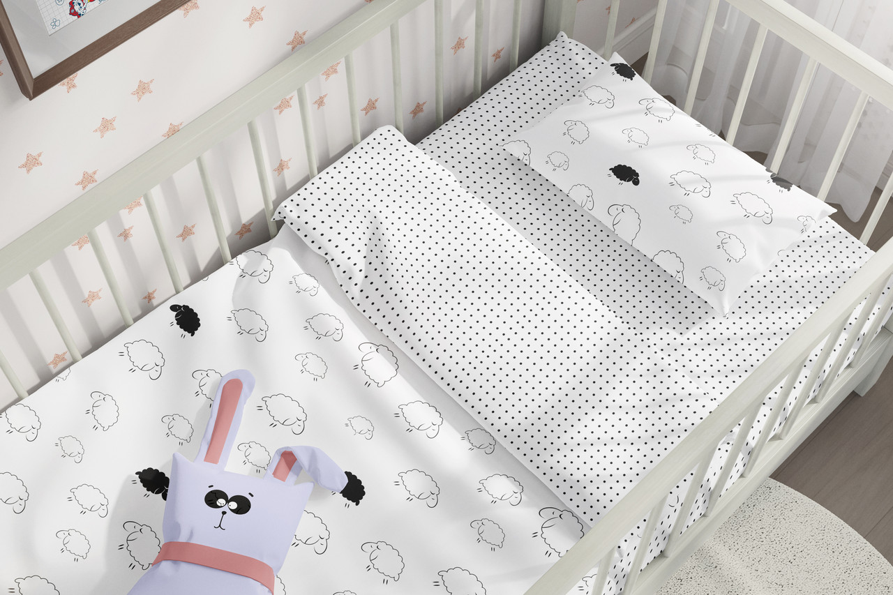 Комплект дитячої постільної білизни ТЕПІК 1-3 роки Овечка Доллі, фото 1