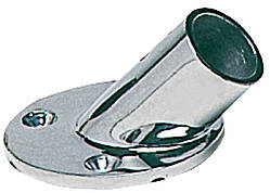 Основа стійки леєра ø 22 мм, 45° нержавіюча сталь Osculati