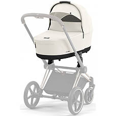 Cybex Priam 4.0 коляска 3 в 1 Off White шасі Matt Black, фото 3