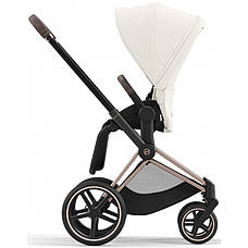 Cybex Priam 4.0 коляска 2 в 1 Off White шасі Rosegold, фото 5