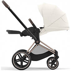 Cybex Priam 4.0 коляска 2 в 1 Off White шасі Rosegold, фото 6