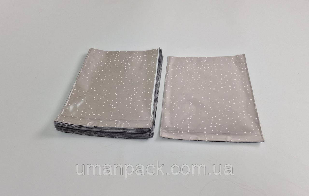 Пакет із малюнком для пакування подарунків (15*20) No413 (2) фольгований "Капелька" (100 шт.)
