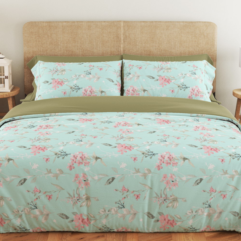Комплект постільної білизни ТЕП Soft dreams М'ятна Феєрія 70x70 двоспальний, фото 1