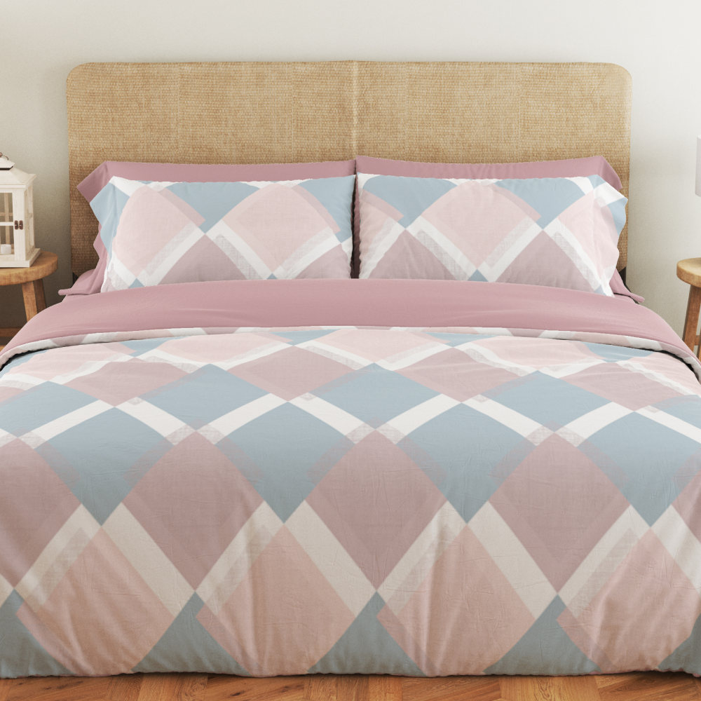 Комплект постільної білизни ТЕП Soft dreams Гра Кольорів 70x70 двоспальний