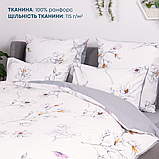 Комплект постільної білизни ТЕП Happy Sleep Біле цвітіння 50x70 євро, фото 3