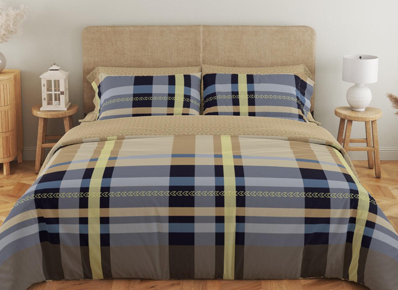 Комплект постільної білизни ТЕП Soft dreams Scotland 70x70 полуторний