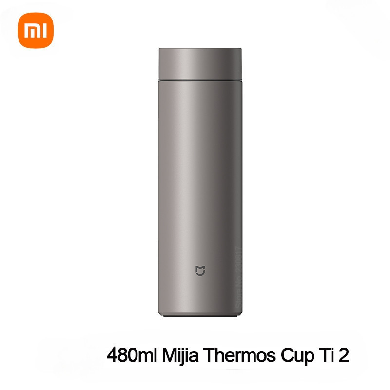 Термос туристичний титановий Mijia titanium 480 мл питтєвий, фото 1