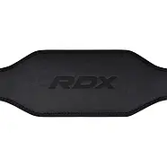 Пояс для важкої атлетики RDX 4 шкіряний Full Black S, фото 2