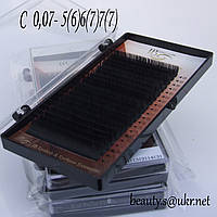 Вії I-Beauty mix C 0,07 5-6-7 мм