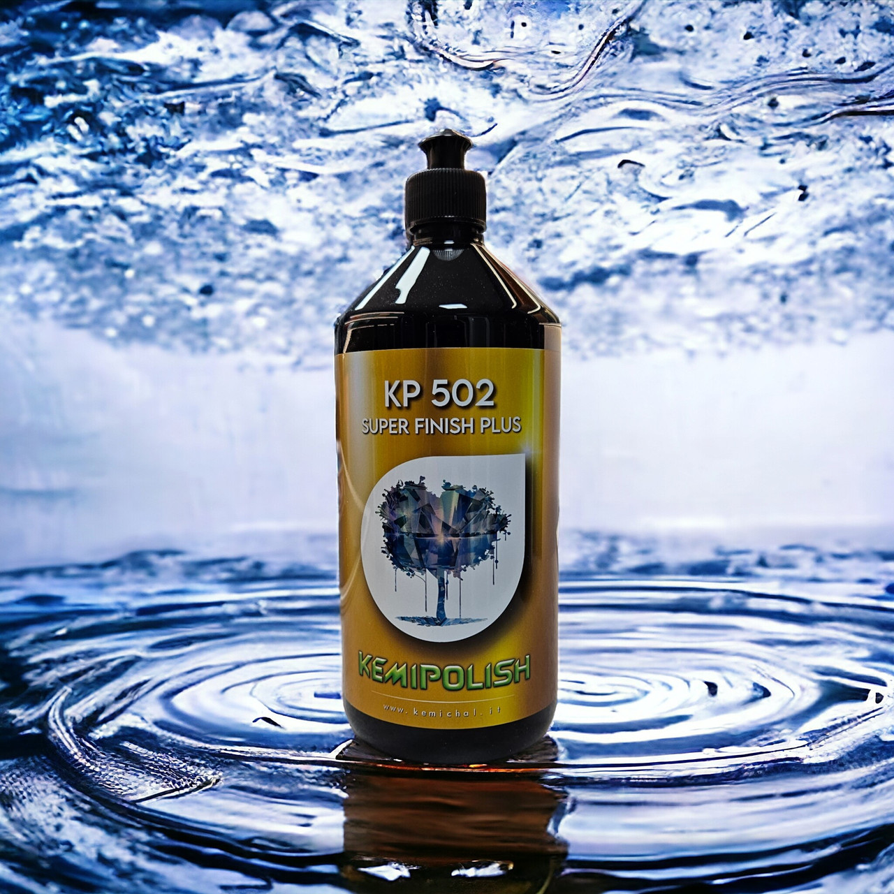 Паста полірувальна KP502 SUPER FINISH PLUS, KEMIPOLISH (Італія) (1 кг)