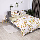 Комплект постільної білизни ТЕП Soft dreams Flower Road 70x70 двоспальний, фото 3