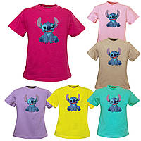 Стильна футболка для дівчинки Стіч, 2-16 років