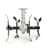 Насадка культиватор ST-02 для мотокоси (28мм, 9 шліців) на підшипниках, фото 3