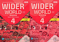 Підручник та робочий зошит Wider World 2nd edition Ukraine 4 Student Book + workbook