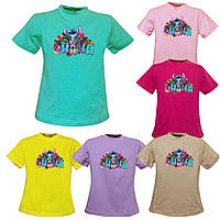Стильна футболка для дівчинки Ohana Stich, 2-16 років
