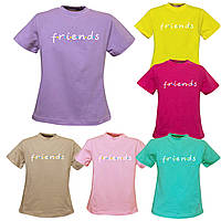 Стильна футболка для дівчинки Friends, 2-16 років