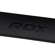 Пояс для важкої атлетики RDX 4 шкіряний Full Black S, фото 3