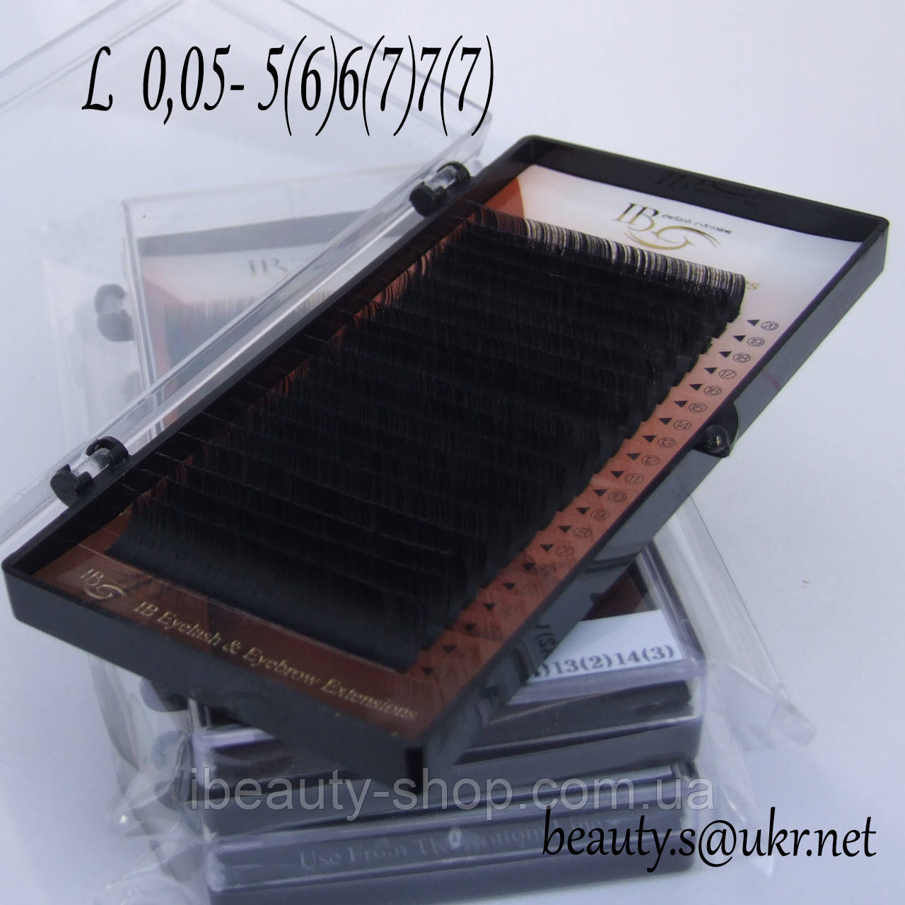 Вії I-Beauty mix L 0,05 5-6-7 мм