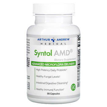 Arthur Andrew Syntol / Синтол пробіотик на основі спор 90 капсул BX838