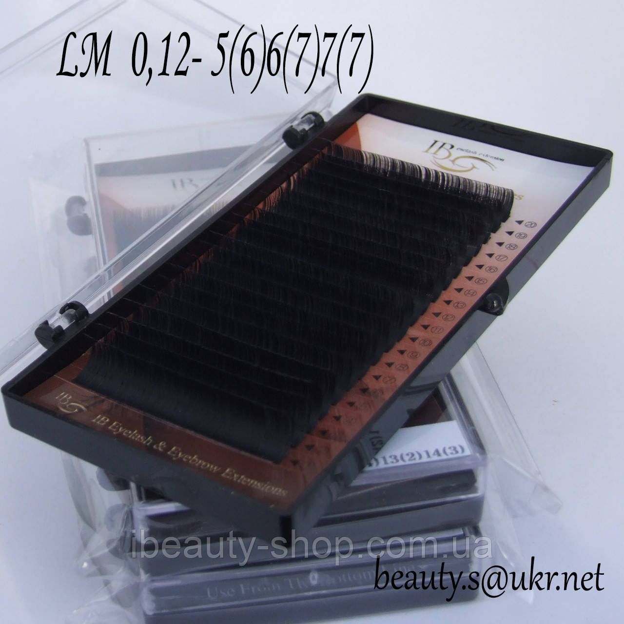 Вії I-Beauty mix LM 0,12 5-6-7 мм