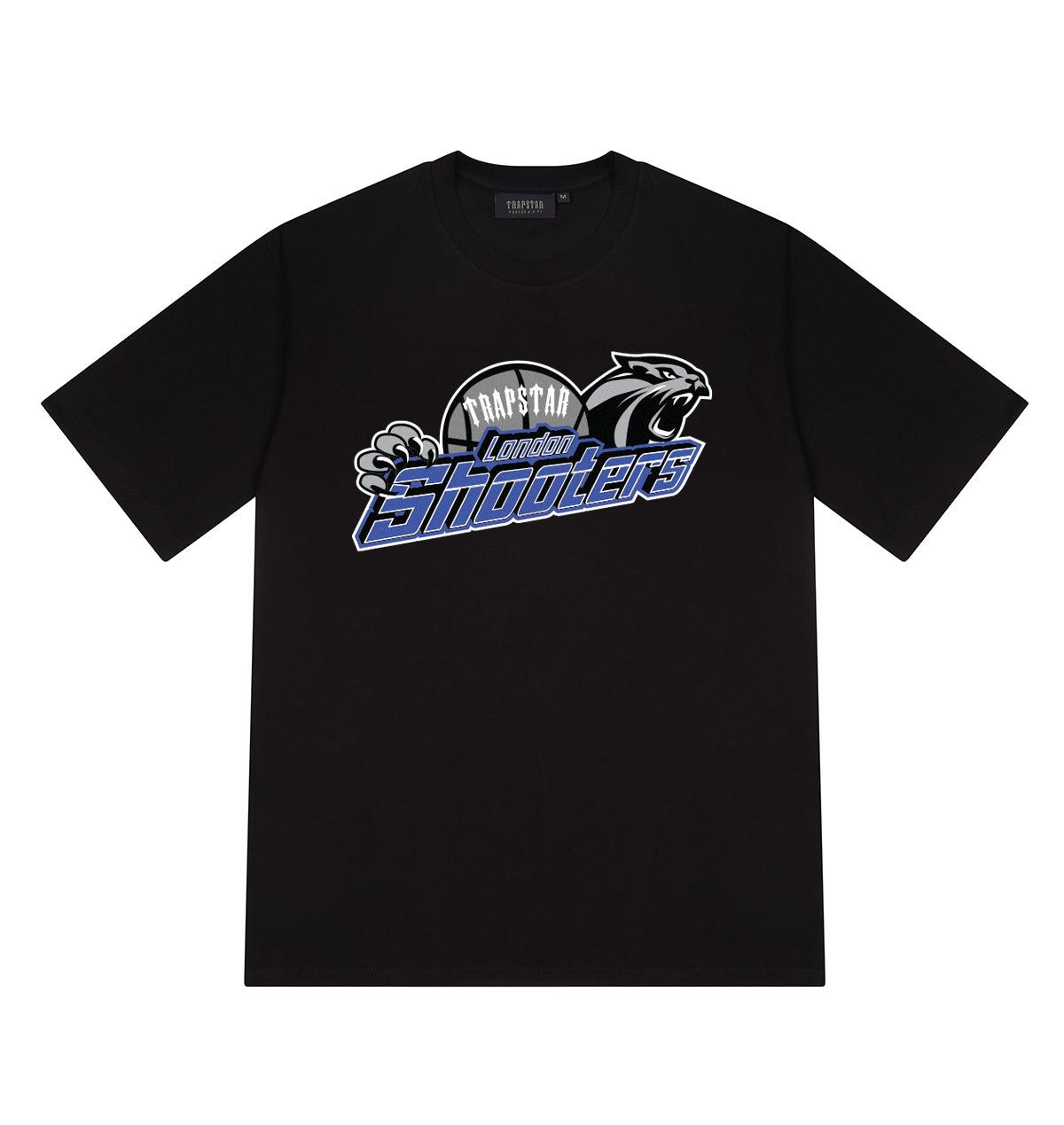 Футболка чорна LOYS Trapstar London Shooters Tee – Black/Blue XS
