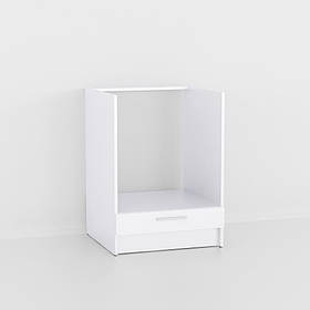 Модуль для кухні без стільниці під духовку, нижня кухонна тумба з висувним ящиком з ламінованого ДСП